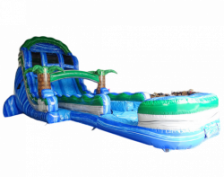 19ft island drop hybrid round top commercial water slide for thumbnail 1650981612 big 1703279183 18' Dual Lane Hybrid Slide Island Drop